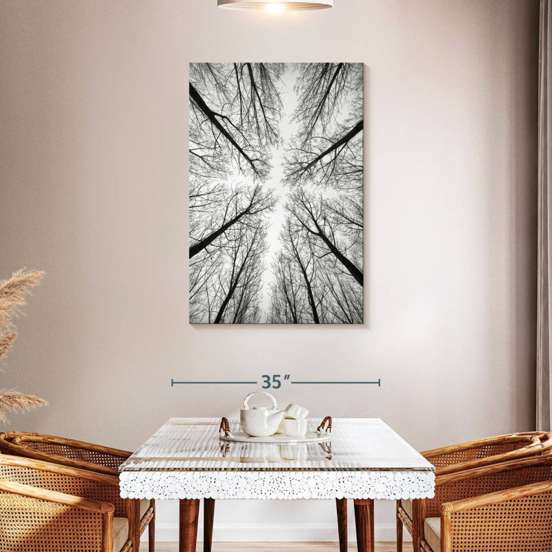 Harnek Monochrome Bare Trees, 45" H x 30" W