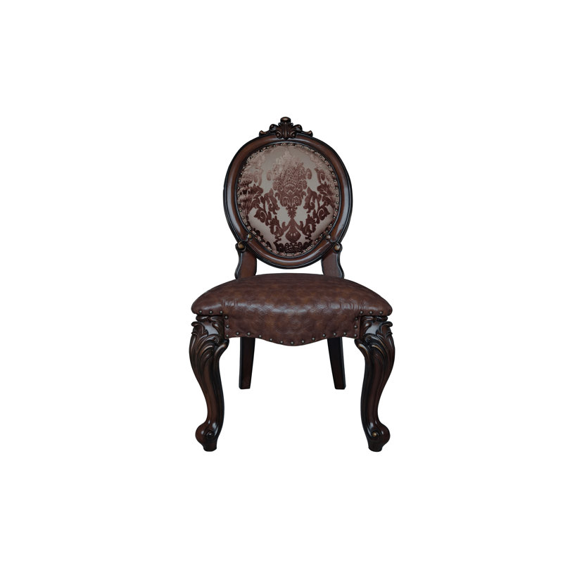 Versailles Cherry Finish Side Chair (Set Of 2)