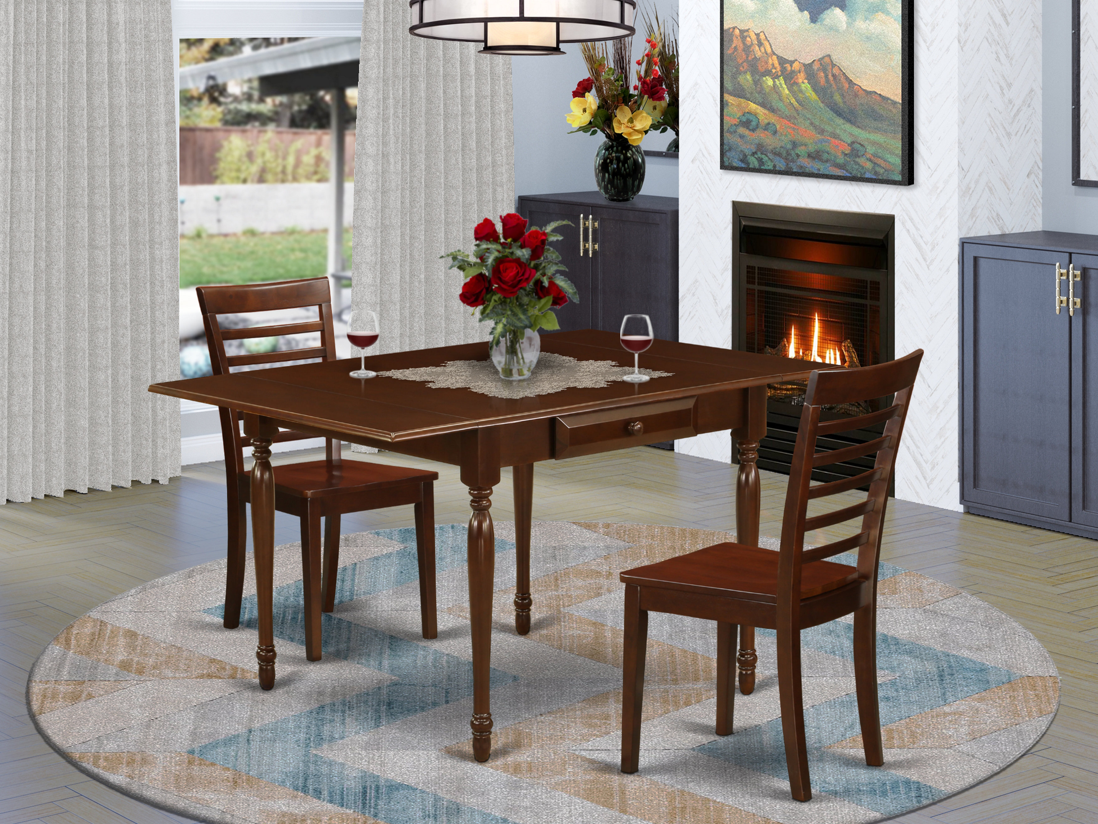 Canaan 7 best sale piece dining set