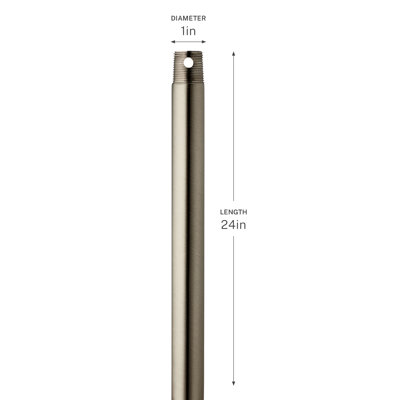 24" Oil Brushed Bronze Ceiling Fan Downrod