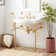 30" Cierra 31" Tall Vitreous China Rectangular Console Bathroom Sink with Overflow
