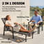 Outsunny Sun Loungers Retractable Footrest 5-Position-903360724