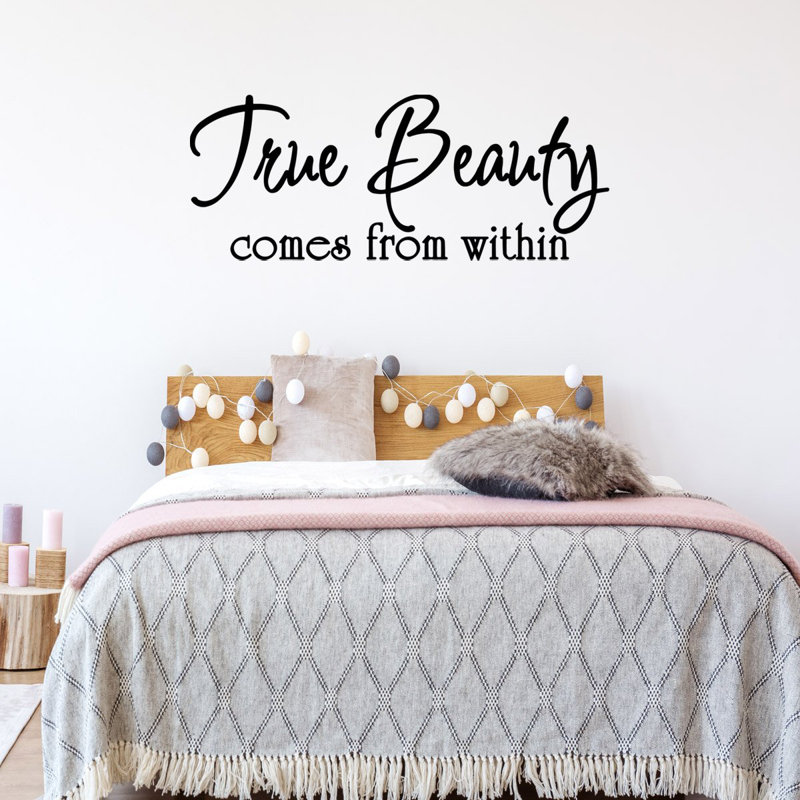 Doolittle Text & Numbers Wall Decal, 18" H x 44" W