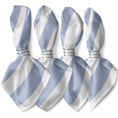 Aksel Polyester Striped Square Napkin