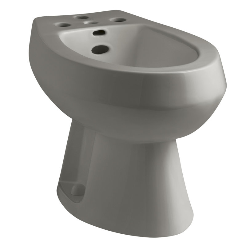 San Tropez Vertical Spray Bidet with 4 Faucet Holes, Tea Green