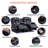 Power Reclining Sofa With Heat And Massage, Bluetooth Speakers And LED Lights, 3 Seater Dual Recliner Sofa With USB Ports And Cup Holders-1760182125