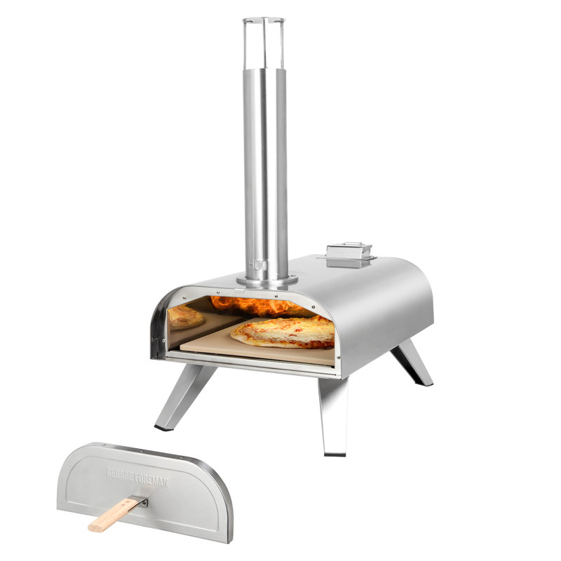 George Foreman Countertop Pizza Oven, Silver