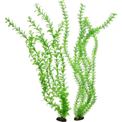 Aqua-plants Plastic Aquarium 2 Piece Plant Bundle