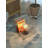 Simple Square Retro Side Table Bedside Table Coffee Table, Fashion Metal Silver Coffee Table Magazine