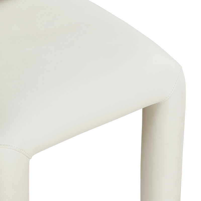 Chaise Amari, Crème, crème, Cuir végane