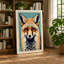Frontal Fox Boho - Wrapped Canvas-667627275-667627276