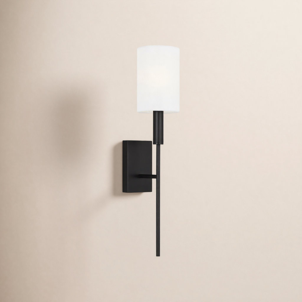 Tedder Single Light Wallchiere, Aged Iron