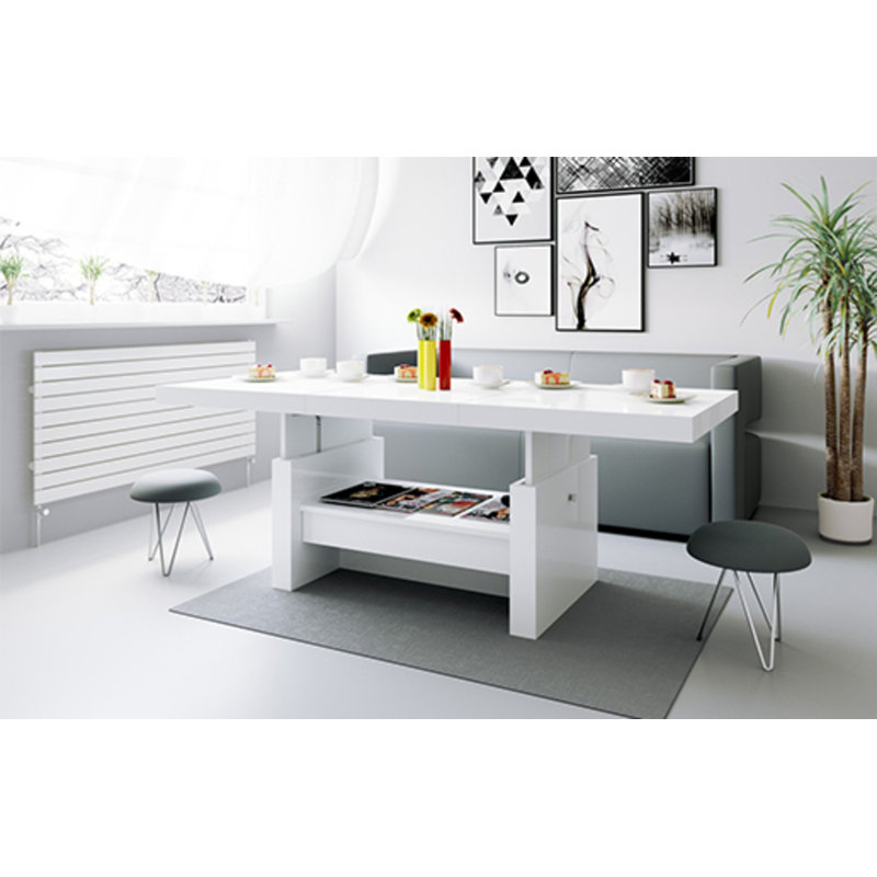 Saban   Coffee Table, White