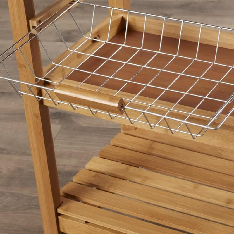 Chariot de cuisine avec plateau Servin, Imitation marbre