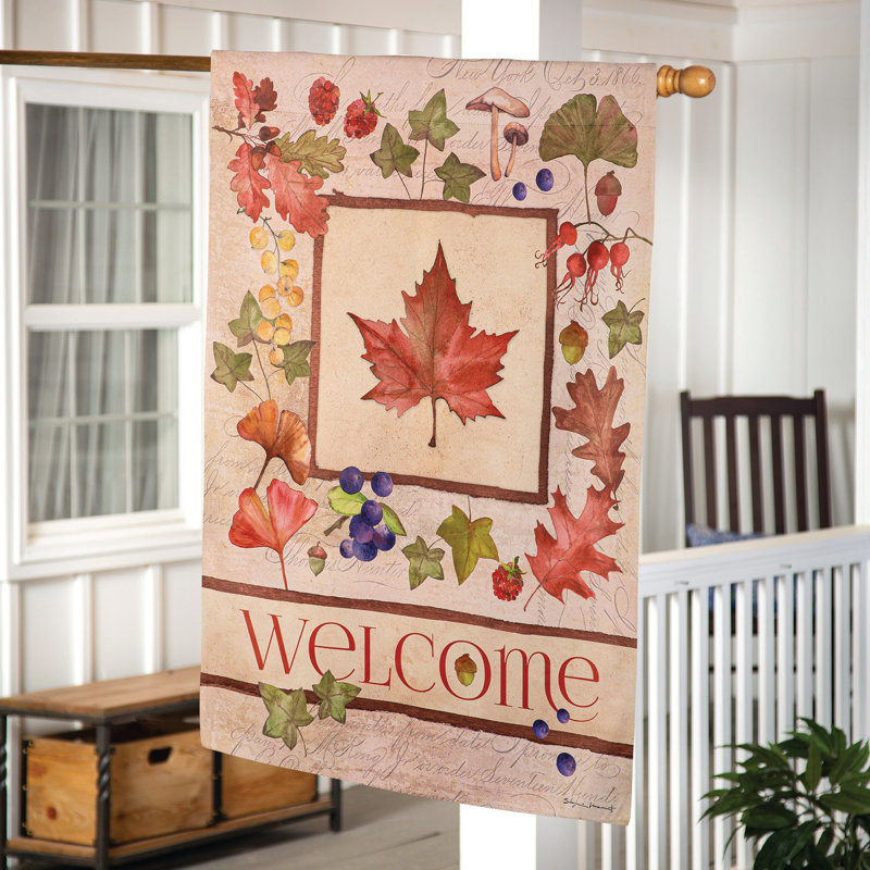 Drapeaux de maison Welcome