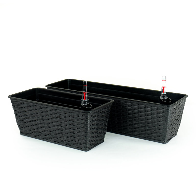 Jardinières à arrosage automatique 2 - Fabriquées à la main pour l'intérieur et l'extérieur