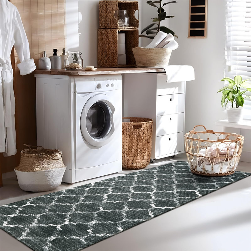 Tawann Classic Moroccan Machine Washable  Area Rugs with Non-Slip Backing Perfect for Living Room, Dining Room, Bedroom Decor