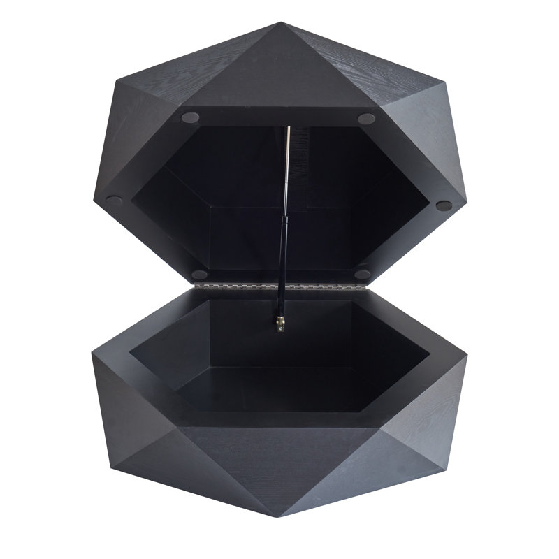 Table basse 36,61 po, Noir