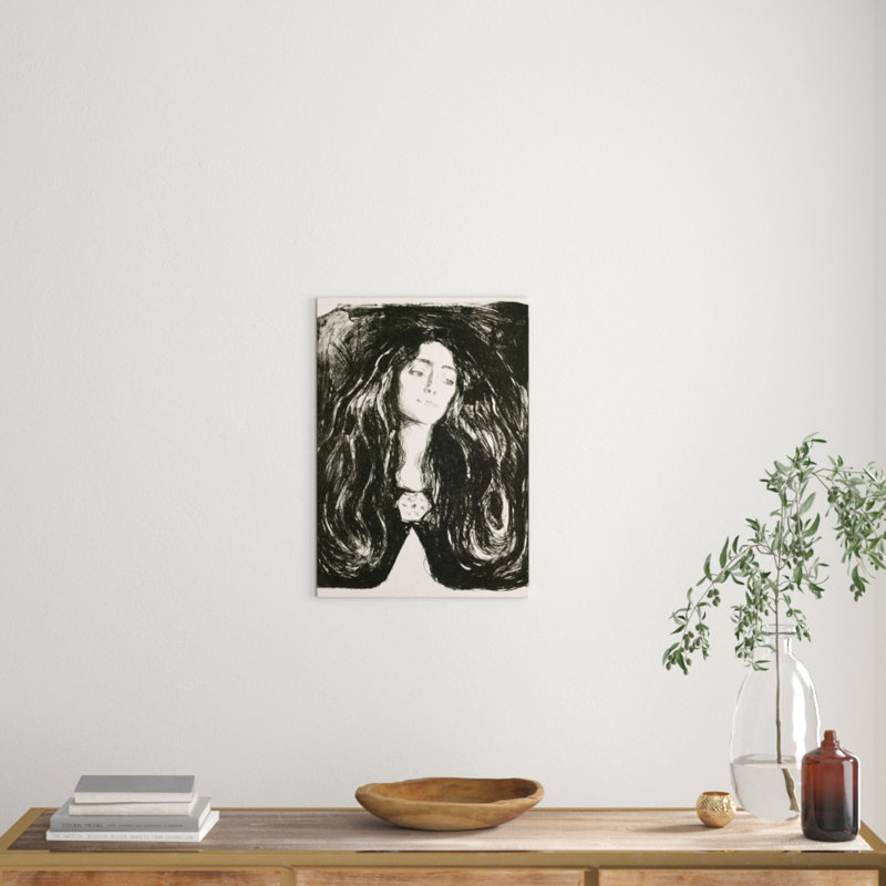 Edvard Munch Eva Mudocci - Frameless Print, 59.4 x 42cm