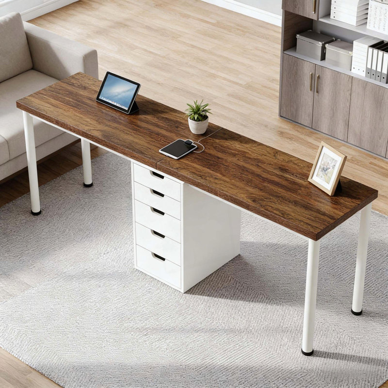 Bureau pour deux personnes avec tiroirs