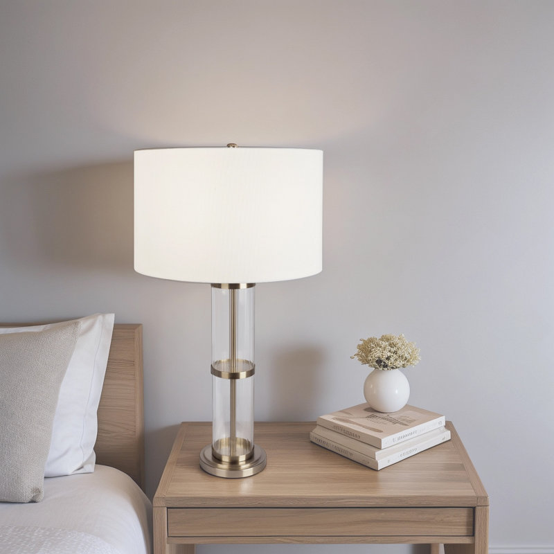 Lampe de table colonne Edison