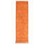 Tapis de couloir en laine noué à la main de conception unique noué à la main new age de style persan 18/20 orange 2 pi 6 po x 14 pi tapis décoratif