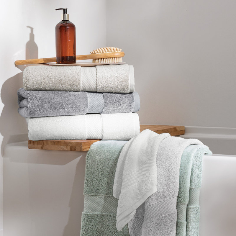 Standard Cotton Bath Towel 30x54 (2/Pack), Pool Blue