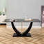 Table de salle à manger moderne, minimaliste et luxueuse imitation marbre noir, bureau rectangulaire. Bureau de jeu. Bureau.