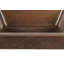 17" Rectangle Skirted Vessel Hammered Copper Sink