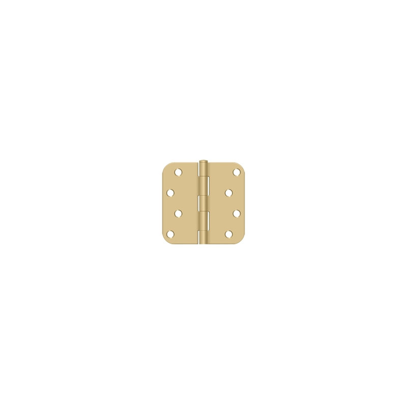 Steel Hinge, Brushed Brass