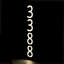 Modern Vertical LED Address Sign Plaque - 4 Digit-714614103-714964993