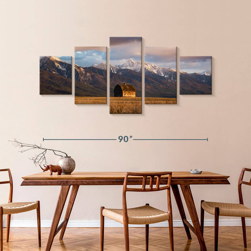 Pablo Montana Barn, 42" H x 92" W