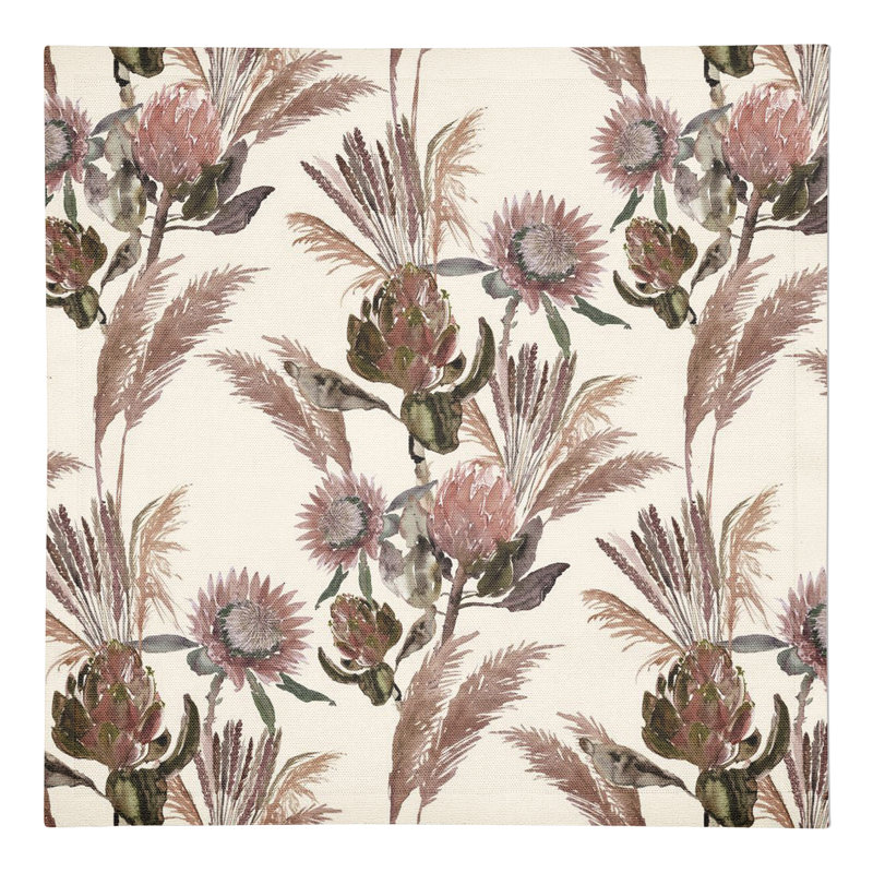 Serviette Protea Blooms, Crème