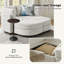 Taneiqua 145.54cm W Modern 2 Seater Chenille Sofa with Modular Design-450145486