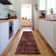 Premium Machine Washable Cerrito AMF559 Merlot Rug