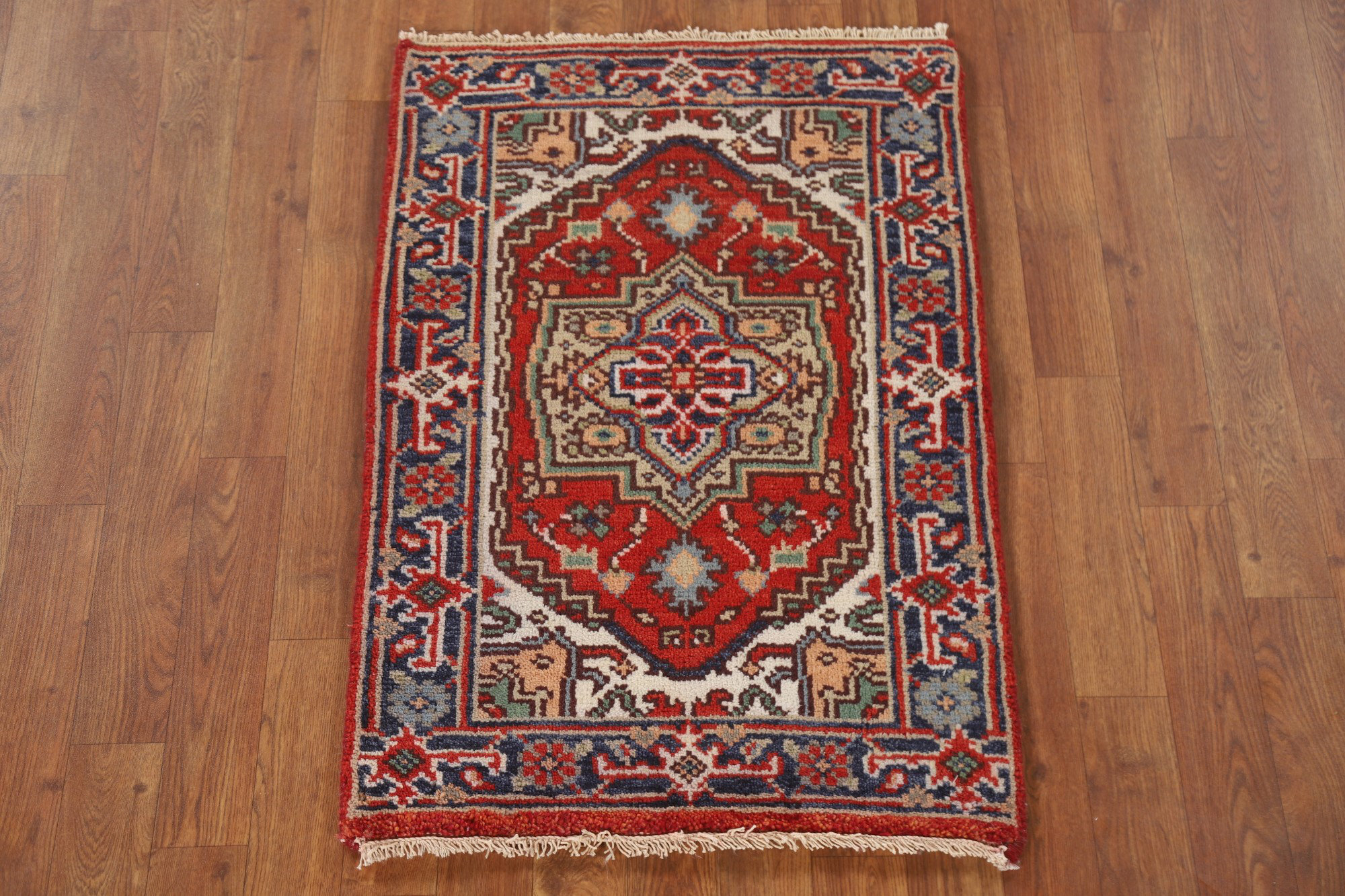 Bungalow Rose Geometric Traditional Indian Rug 2x3 | Wayfair