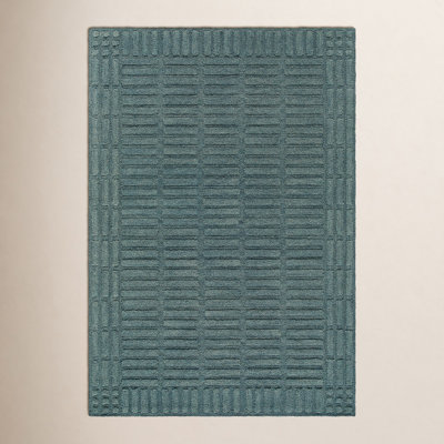 Wright Hand-Tufted Patterned Geometric Rug