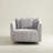 Upholstered Swivel Barrel Armchair-929951700