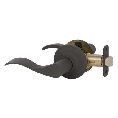 Callan by Delaney Bennett Passage Door Lever in Matte Black