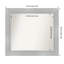 Miroir mural en bois massif Yousef-98811333-98811363