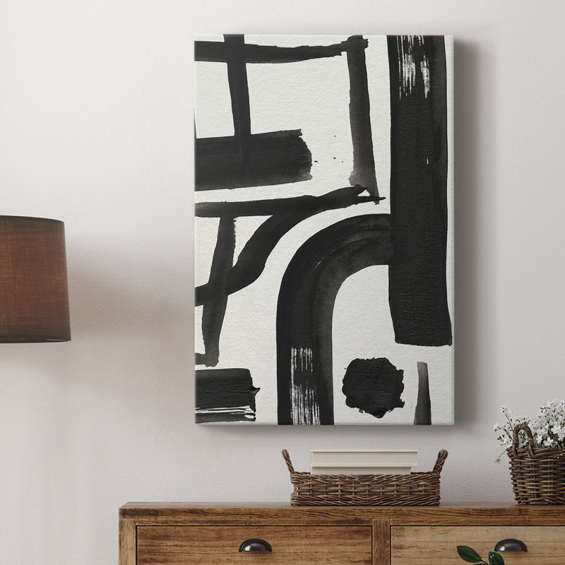 Inkwell Intersect I -Custom Wrapped Gallery Cavas