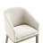 Bethea Rounded Back Dining Chair with Solid Wood Legs-120327899