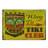 Ambesonne Tiki Bar Cutting Board Large Size Way to Tiki Club Multicolor