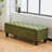 Storage Ottoman Bench with Button-Tufted Design and Soft-Close Hinges, 300 lbs Capacity