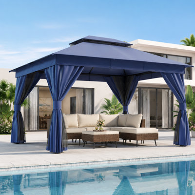 Pavillon de jardin en acier