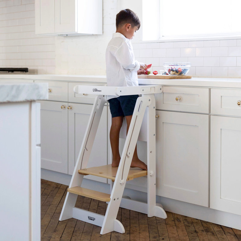 Learn 'N Fold Learning Tower, White