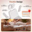 Table de massage électrique à 3 moteurs avec tabouret, télécommande et commande au pied, dossier / repose-pieds / hauteur réglable, capacité de 550 lb pour spa, médical, cils et beauté-1613666352