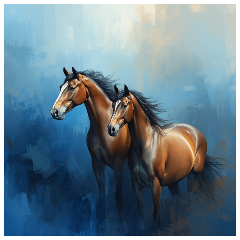 Housses de couette Bay Horses, Très grand lit