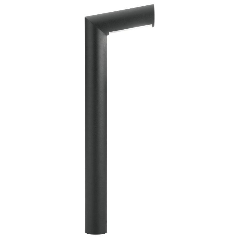 Éclairage de sentier 1 lumière Alvieri Tubing, Noir texturé