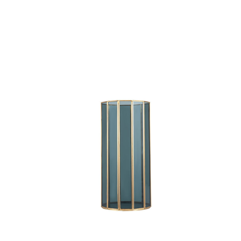 Tabletop Lantern, 41cm H x 20cm W x 20cm D